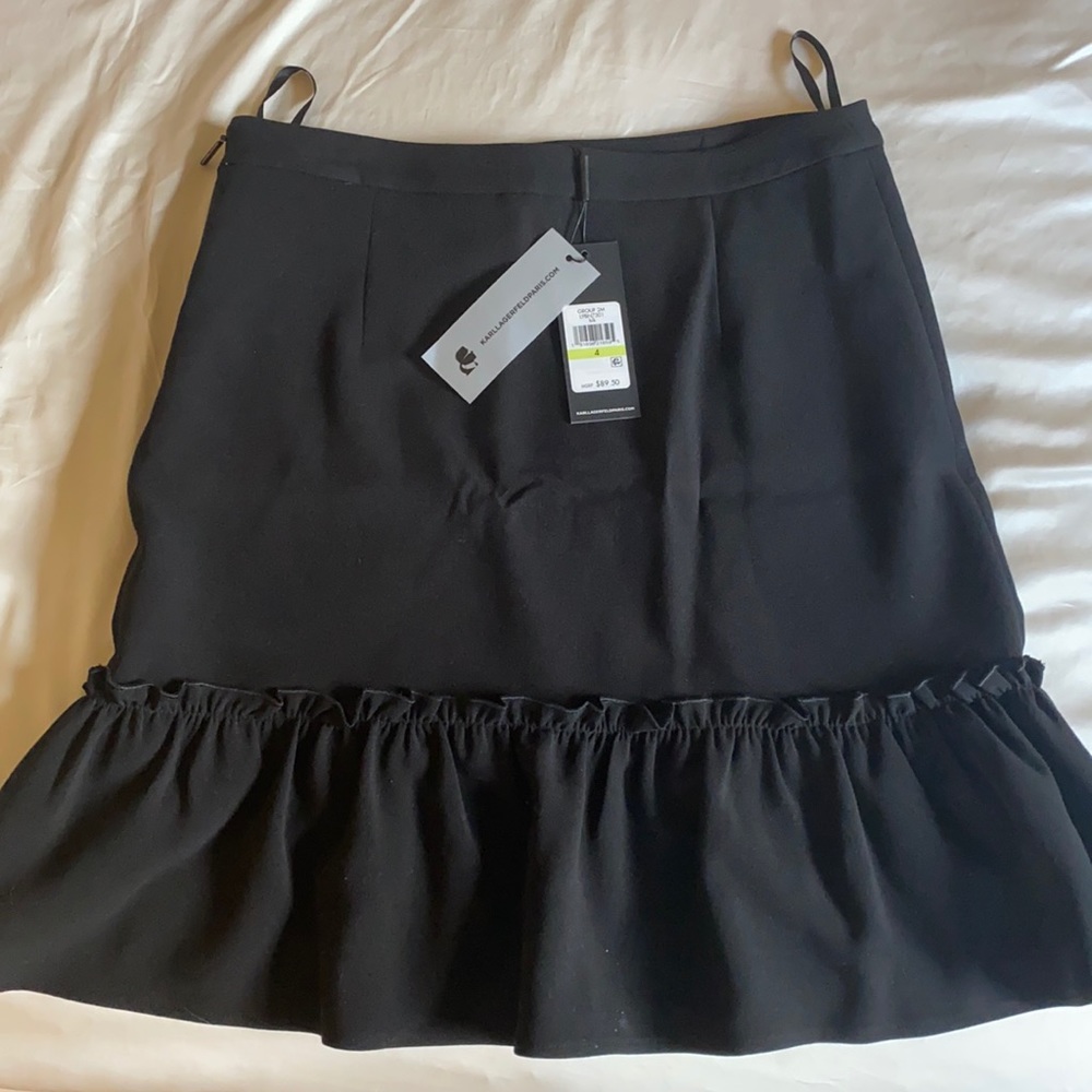 Karl lagerfeld black skirt